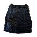 Adrianna Papell  EVENING ESSENTIALS black velvet pencil women skirt sz 4P Photo 1