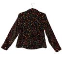 Christopher & Banks  corduroy jacket women Large geometric rainbowcore y2k FLAW Photo 1