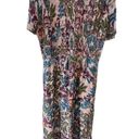 Elementz  Floral Design Stretchy Floor Length Dress Photo 3