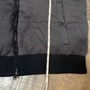 Banana Republic  Black Grey Padded Puffer Classic Zipper Front Vest size Large Photo 10