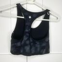 Zella  Studio Lite Longline Sports Bra Black Spray Photo 2