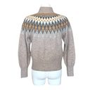 A loves A Dillards Mock Neck Fair Isle Wool Blend Sweater Medium Photo 4