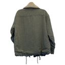 Young Fabulous and Broke  green faux fur removable collar coat‎ Size S NWOT Photo 7