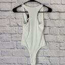 Naked Wardrobe  white scoop neck body suit small Photo 4