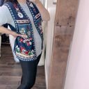 heirloom collectibles  vintage knit Christmas sweater vest size XLarge Photo 2