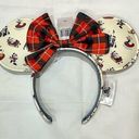 Disney  Parks Ears Headband Holiday Lodge Minnie Mouse Winter NWT Disneyland WDW Photo 0