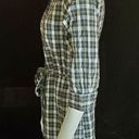 Steven Alan  Blue, Green, White, & Yellow Plaid Button Down Dress & Belt (M) Photo 3