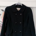 Vintage Black Pea Coat Size M Photo 1