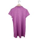 Tek Gear  DryTek Women's Athletic Polo Shirt Dress Heathered Purple Size Large Photo 1