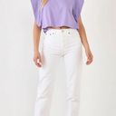 Endless Rose  Drop Shoulder Crop Top Lilac Size M Photo 7