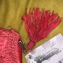 Shebobo NWT  Coral Rafia Clutch Bag Photo 4