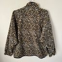 American Eagle  Outfitters Leopard Print Neon Pink Fleece Bomber Jacket Size M Photo 2