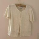 trendy knit short sleeve cardigan size S Photo 0