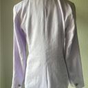 Mango ✨NEW✨  Blazer suit 100% linen Light Pastel Lilac Size 2 Photo 13