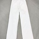 ZARA  Super Wide Leg High Rise Jeans White Size 0 Relaxed Long Baggy Photo 7