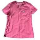 FIGS  Technical Womens Pink Scrub Top Size XS Photo 0