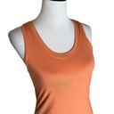 Gottex  Women's Racerback Tank Top Orange Open Back Athletic Sleeveless Size M Photo 8