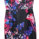 Betsey Johnson  Floral Sheath Dress Cap Sleeve Stretch Lined Women 2 Multicolor Photo 2