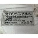 Dear John  Womens Jeans Size 27 White Denim Distressed Skinny Jeans. Photo 7