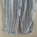 Tommy Hilfiger  Dana Fit Blue and White Crop Striped Pants 10 Photo 4