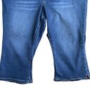 Lane Bryant  Women’s Capri Jeans Plus Size 22 Blue Denim Mid Rise Signature Fit Photo 2