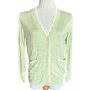 Bebe NWT Womens Mess  Avocado Green Lightweight Cardigan Sweater - Sz M Photo 3