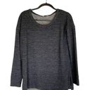 James Perse  Wool Blend Pullover Sweater Grey Crew Neck Dolman Sleeve Size Medium Photo 0