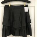 Walter Baker Marni Ruffled Leather Mini Skirt Photo 14