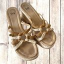 Canyon River Blues Canyon River Blue Cream Platform Sandals SZ 8.5 Photo 0