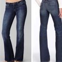 Paige  Canyon Bootcut Dark Wash Jeans Sz 29 Stretch Y2K Photo 7