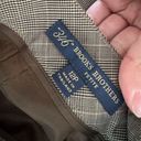 Brooks Brothers  346 Tan Wool Houndstooth Pants Lined Sz 12P Photo 4