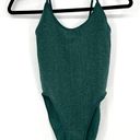 One Piece Green Sparkle  Tank Bodysuit Photo 0