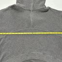 Sweaty Betty Women Restful Boucle Textured Half Zip Pullover Sweatshirt Grey 6 Photo 5