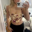 Urban Outfitters  Floral Cropped Corset Photo 0