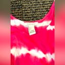 Forever 21 Pink and white  tie crop Small Photo 1