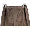 Lafayette 148  Pants Womens 6 Brown Straight High Rise Stretch Minimalist Photo 7