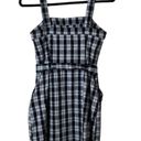 Hollister Size S Plaid Belted Waist Mini Dress Black White Academia Y2K Preppy Photo 12