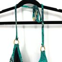 Radio Fiji  Women's Sz S/M Snakeprint Bikini Two Piece Sets Green *READ Photo 7