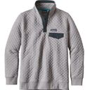 Patagonia  Organic Cotton Quilt Snap-T Pullover Sweatshirt Outdoor Gray Black M Photo 0