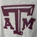 Chicka-d Texas A&M Women’s Collegiate Sparkle Racer Back Tee Sheer Knit Size XL Photo 2