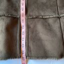 Dennis Basso  Vintage Brown Shearling Winter Coat Size Medium Photo 7