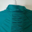 Aeropostale Live Love Dream Teal Full Zip Ruffle Detailing Activewear Athleisure Jacket Photo 3