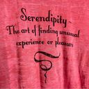 Serendipity  Burnout Short Sleeve T Shirt Size Medium but may fit like a small Photo 3