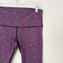 Lululemon [] Wunder Under Crop II Roll Down Diamond Jacquard Space Dye Legging 8 Photo 5