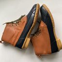 Sporto Vintage 80 90s  outdoor blue tan duck water boots, size 9 Photo 9