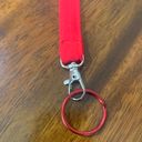 Homemade Red Wrist Lanyard Photo 1