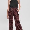 Guess  Jade Velvet Wide Leg Pants, Spice Market Floral Print Size XL New w/Tag Photo 1