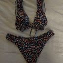 SheIn Black Floral Bikini Set Photo 0