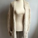 She & Sky Fuzzy Cream Cardigan Photo 0