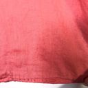 L.L.Bean  Pink Coral 100% Linen Boxy Lagenlook Sleeveless Top Size 1X Photo 4